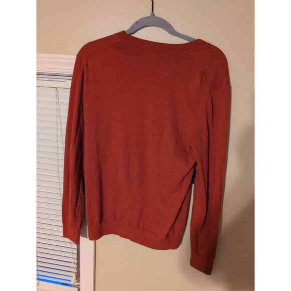 Banana Republic Sweater Women's Small Orange Heather Everyday Sweater - Picture 3 of 5